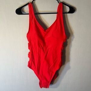 Xhilaration Vibrant Red Kids One Piece